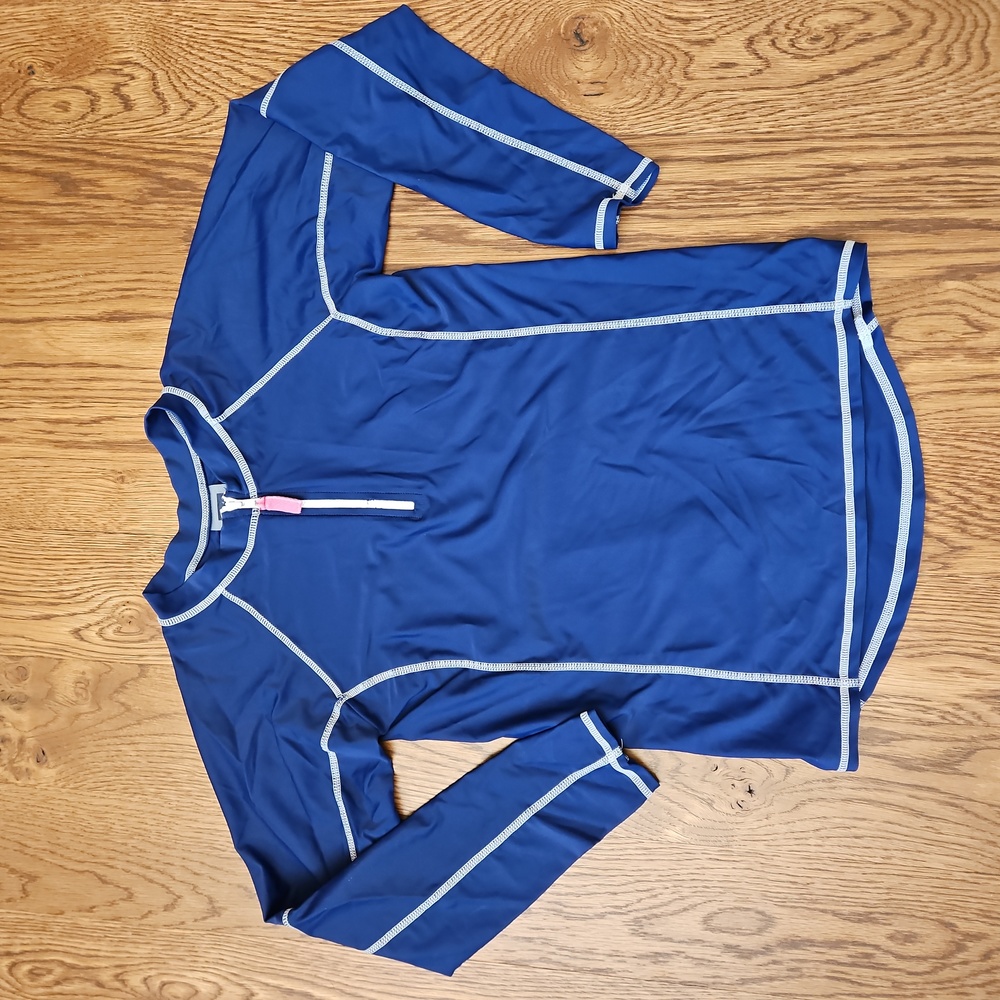 Toobydoo Long Sleeve Rash Guard - Cape Navy - size 11-12 - great condition!